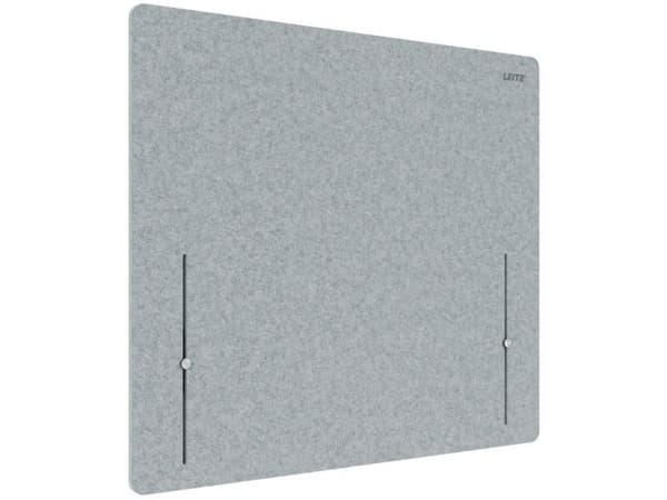 Bordskærm, Leitz, 800x700mm højdejusterbar, grå