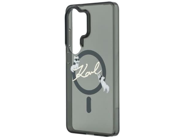 Karl Lagerfeld IML KC Script MagSafe-deksel til Samsung Galaxy S26 Ultra - sort
