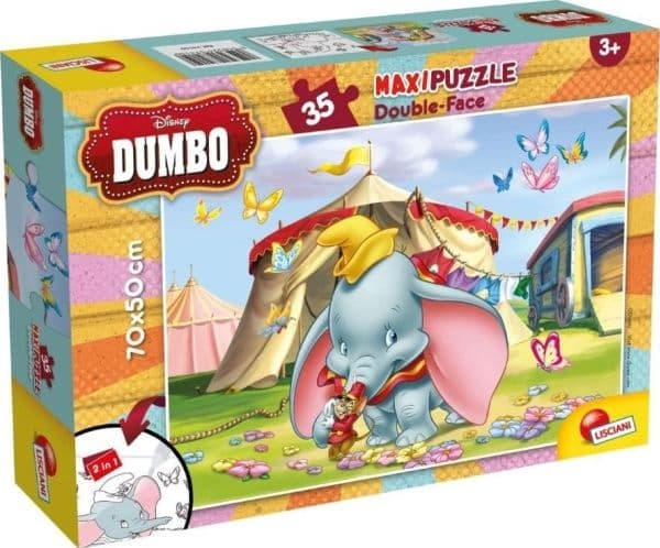 Lisciani Puzzle Df Supermaxi 35 Dumbo, 3 år
