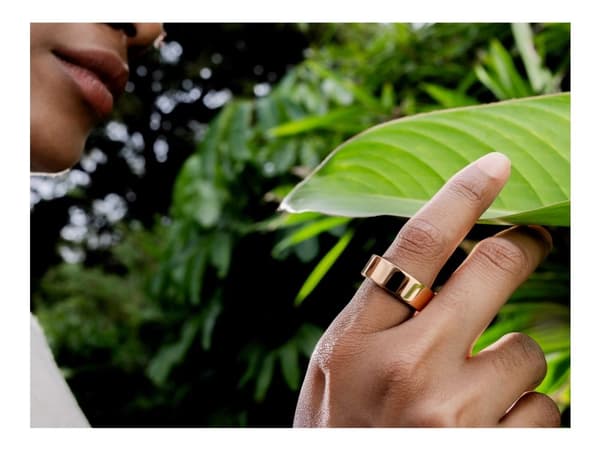 Ultrahuman Ring Air - 11 - smart ring - Bluetooth - 3.2 g - bionisk gull