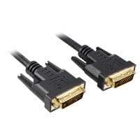 Sharkoon - DVI-kaapeli - dobbeltlink - DVI-D (han) til DVI-D (han) - 2 m