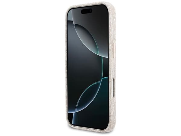 Guess 4G Script MagSafe-suojus iPhone 17 Pro Max - vaaleanpunainen - vaaleanpunainen