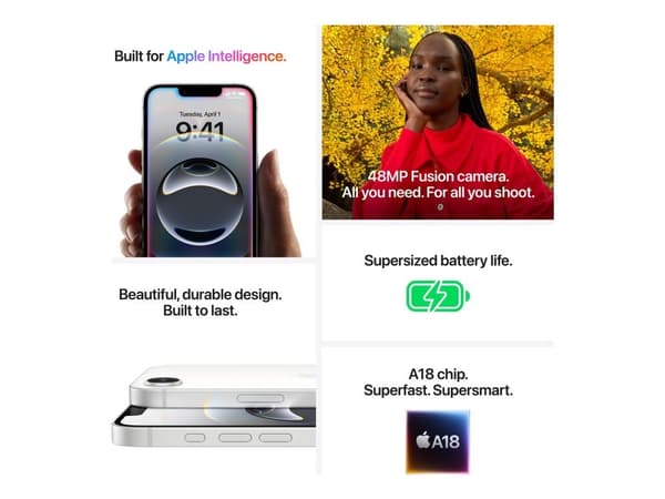 Apple | iPhone 16e - 256 GB - White
