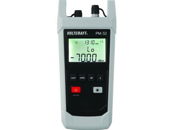 Lasikuidun testauslaite VC-11499080 VOLTCRAFT PM-32