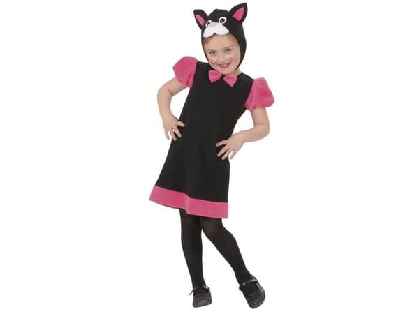 Katte kostume med kjole