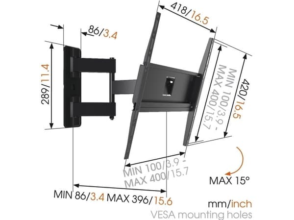 Vogels LCD-arm MA3040 32-55''
