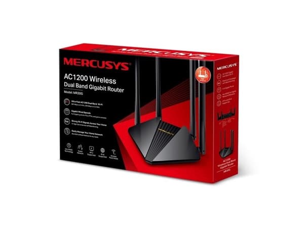 *Mercusys MR30G reititin AC1200 1WAN 2