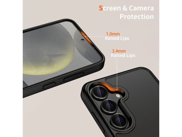 Tech-Protect MagMat-deksel for Samsung Galaxy S25 Edge - matt sort