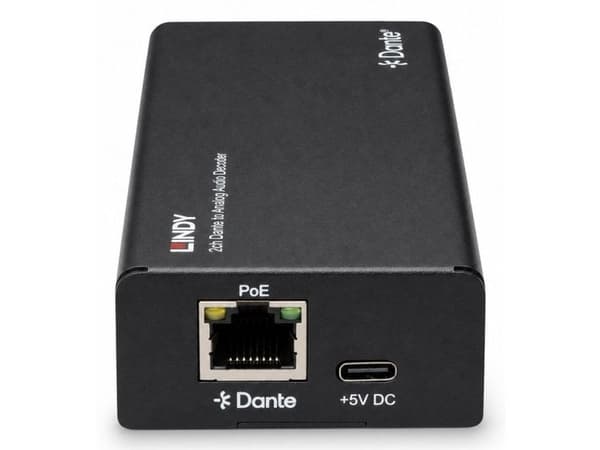 2ch Dante? to Analog Audio  Decoder