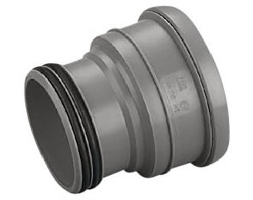 Wavin 75 mm ersättningsmuff avlopp grå PP