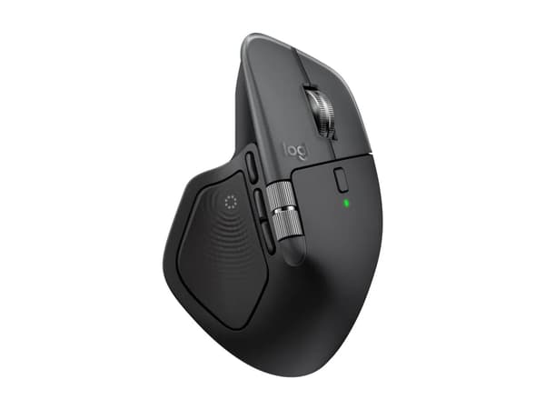 Logitech MX Master 4 for Mac, Oikeakätinen, Laser, Bluetooth, 8000 DPI, Hopea