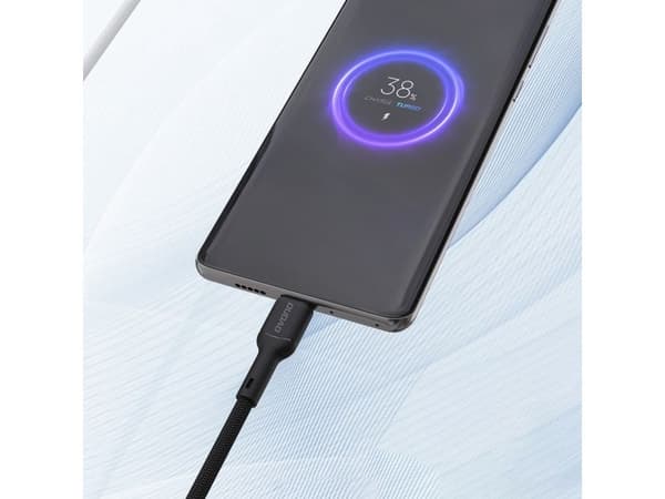 Dudao L9T 5A USB-A - USB-C 1m kaapeli - musta