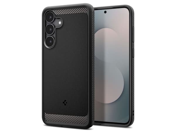Spigen Rugged Armor Case for Samsung Galaxy S25 FE - Matte Black