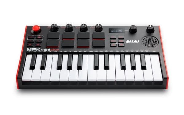 AKAI MPK Mini Play MK3 Kontroltastatur Controller MIDI USB Sort, Rød