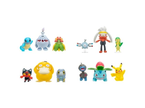 Pokémon battle figure 3-pk (ass.)