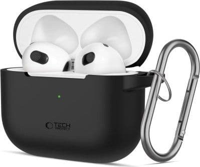 Tech-Protect SILICONE HOOK til Apple AirPods 3 – svart