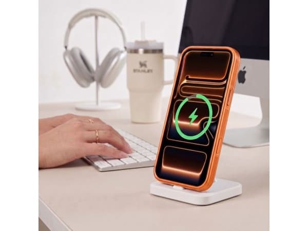 Tech-Protect MagPrime MagSafe CC Case for iPhone 18 Pro Max / 17 Pro Max - Matte Orange