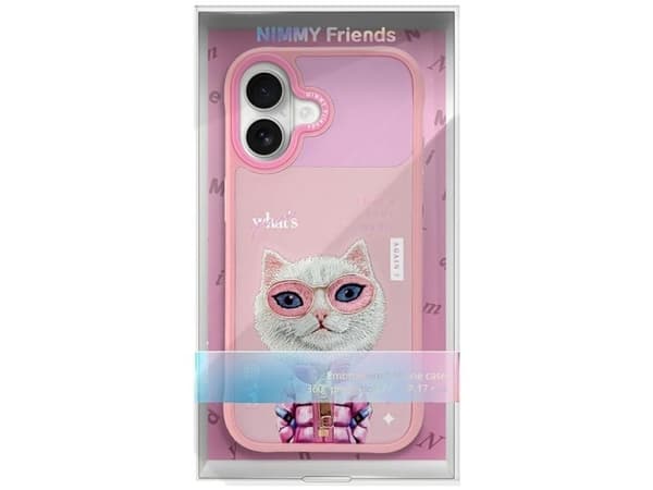 Nimmy Cool&amp;Cute 2.0 Cat Case for iPhone 17 - Pink
