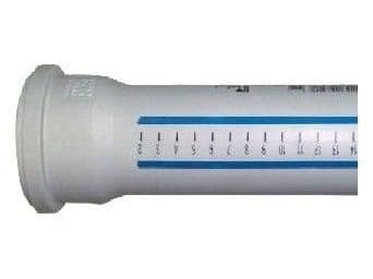 HTP rør med 1 muffe 32-1000 mm hvid