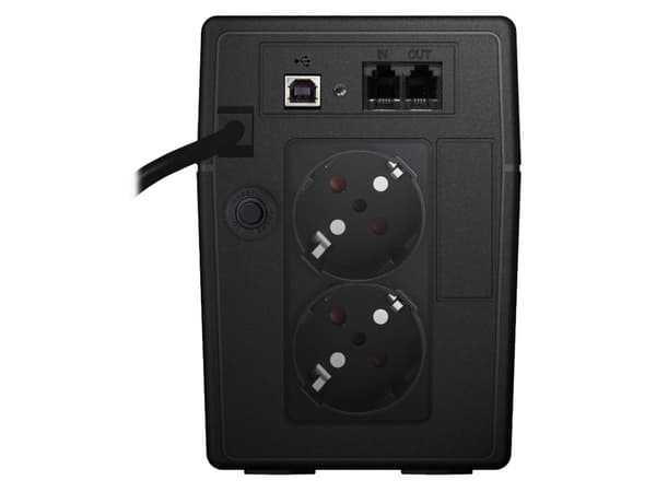 POWERWALK VI 650 LCD FR Power Walker UPS Line-Interactive 650VA 2x 230V PL, RJ11, USB, LCD