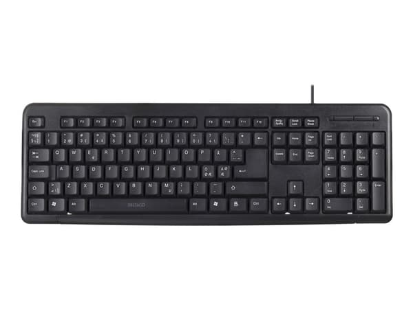 DELTACO TB-53 - Tangentbord - USB - svart