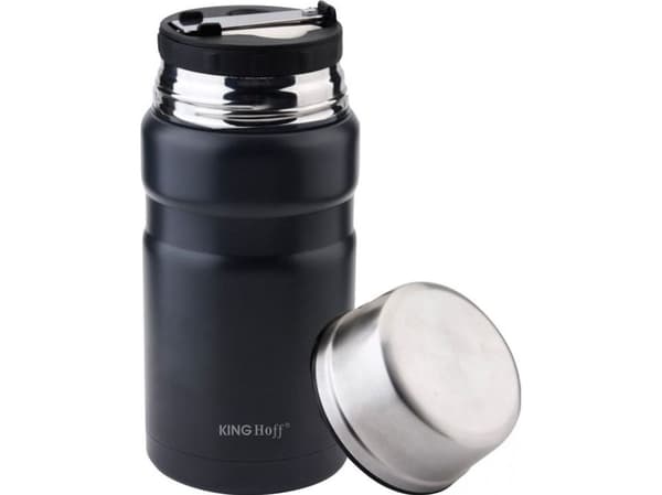 KingHoff Lounastermos KH-1460 0,75 l musta