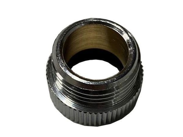 Forkromet overgangsmuffe 22 mm x 1/2''