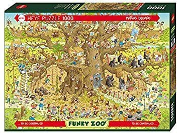 Heye Monkey Habitat, 1000 stykker, Komikk
