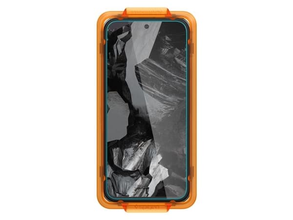 Spigen GLAS.tR Align Master, Google, Pixel 8a, Ripebestandig, Transparent, 2 stk.