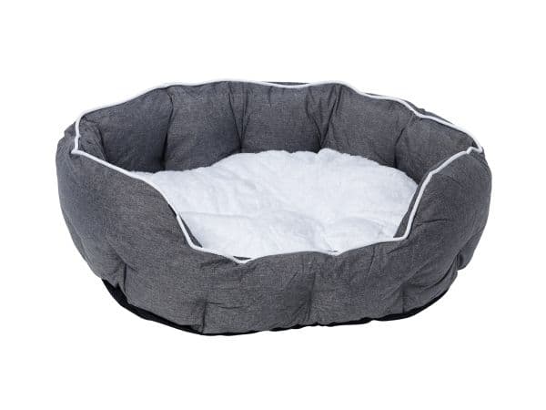 Dogman Buddy Hundbädd Oval Grå M 60cm