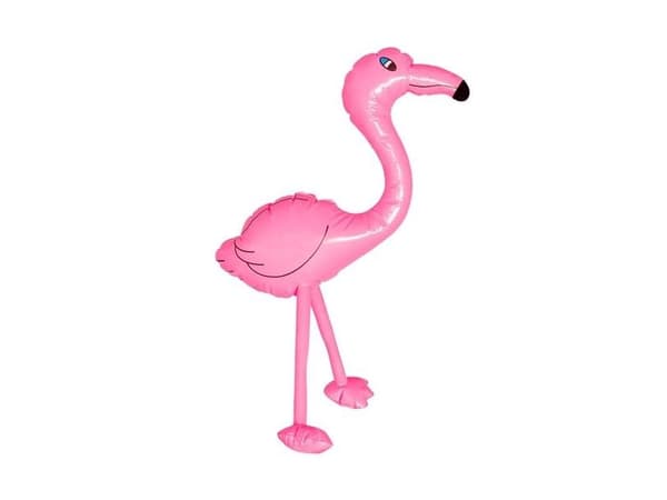 Oppustelig flamingo, 60cm