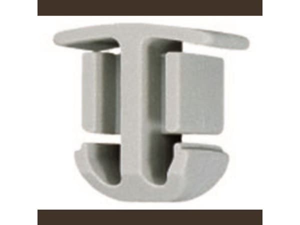 Fischer 58142, Kabelholder, Tak, Nylon, Grå