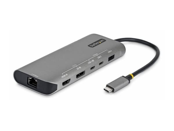 Startech - Dokkingstasjon - for bærbar - USB4 - HDMI, DP - 2.5GbE, 1GbE - 140 watt