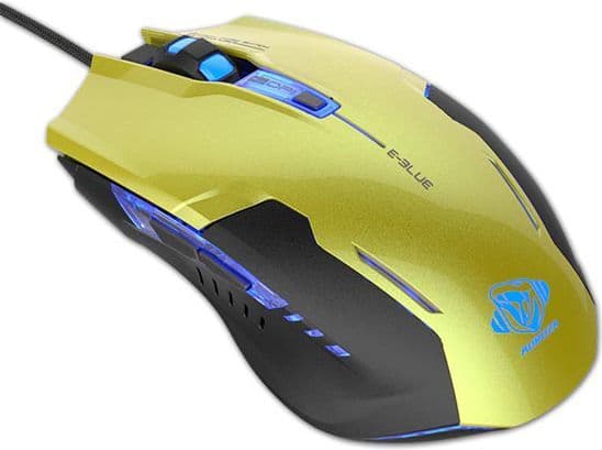E-Blue Auroza G – blå, kabelmus, 3000 DPI, EOL