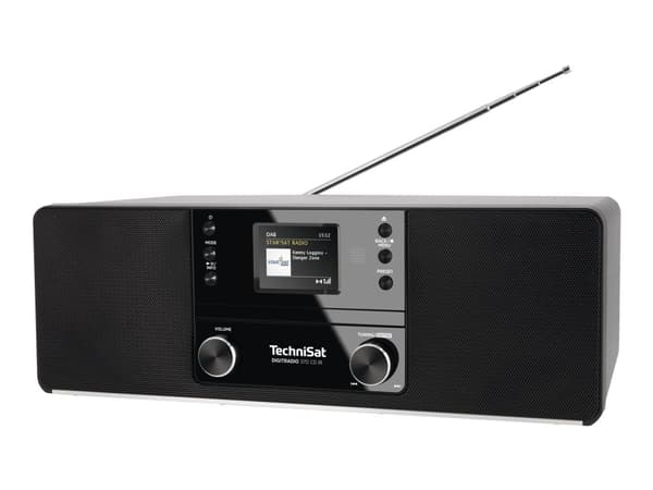 TechniSat DigitRadio 370 CD IR - Lydsystem - 2 x 5 watt - svart