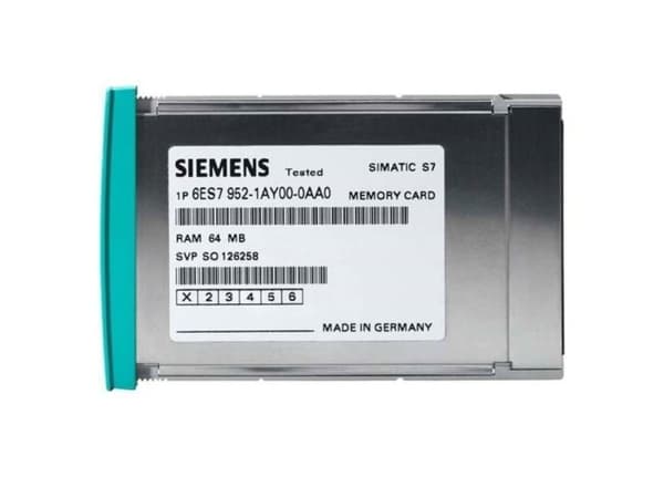 Siemens Siemens Dig.Industr. 6ES79520KF000AA0 PLC-minneskort