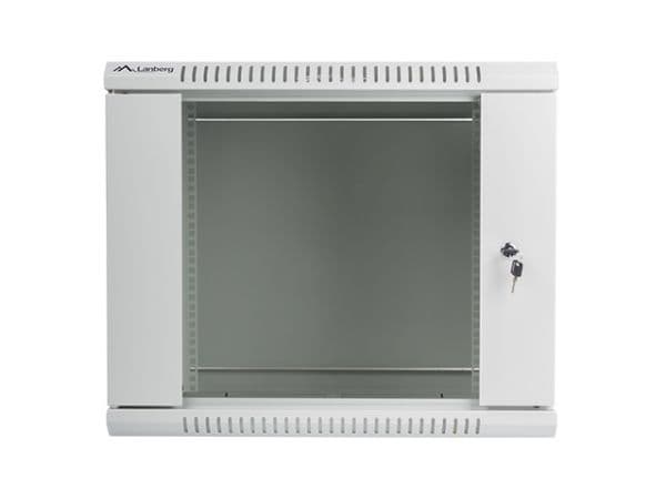Lanberg - Rack skåp - väggmontering - grå, RAL 7035 - 9U - 19"