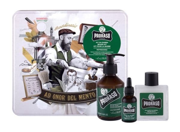 Proraso Refreshing Metal Box skäggvård 200 ml + 100 ml + 30 ml