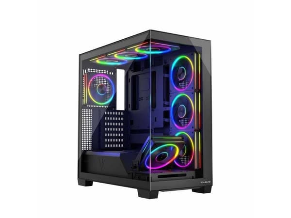 MODECOM PC-kabinett STELLAR 8F ARGB 10 svart