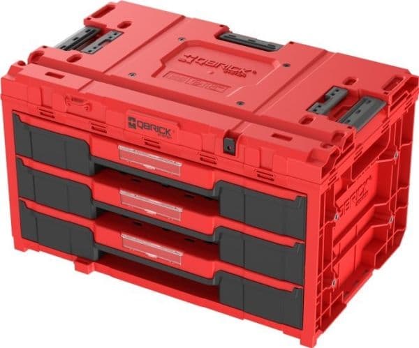 Qbrick System ONE Drawer 3 Toolbox 2.0 RED ULTRA HD - 1 pc. per carton