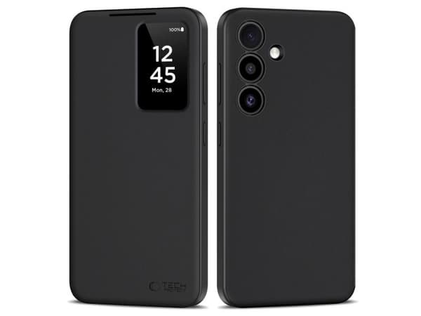Tech-Protect Smart Wallet-etuier til Samsung Galaxy S25+ - matt sort