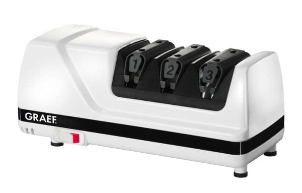 Graef CC 120 - Elektrisk knivsliper - 75 W - hvit
