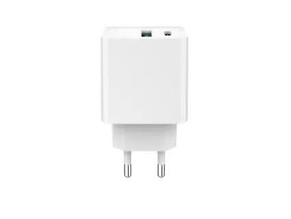 PowerDelivery USB-A USB-C 20W laddare Vit