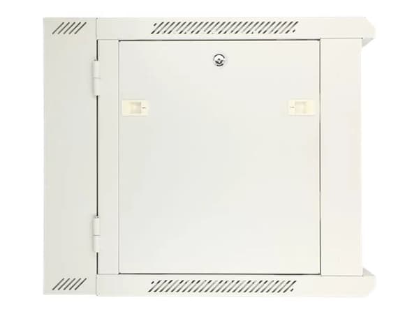 Extralink AZH - Rack skåp - svängtyp - väggmontering - grå - 12U - 19"