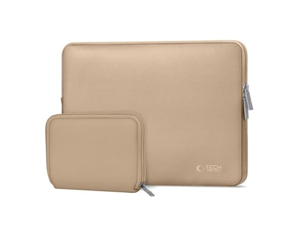 Tech-Protect Neoslim 15-16" laptopväska - beige