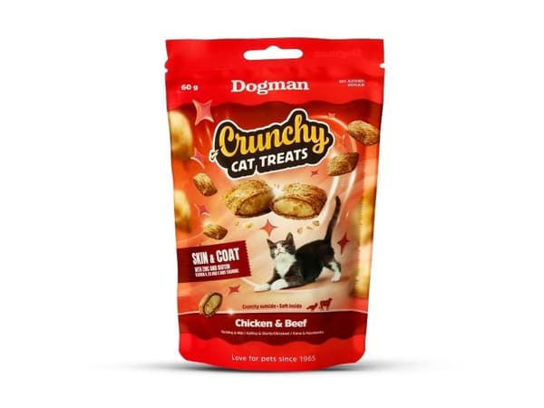 Dogman Kattegodis Sprø Kuler Hud & Pels 60g