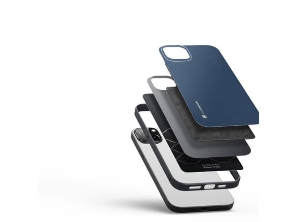Dux Ducis Fino mobilskal iPhone 14 Plus - blå nylon
