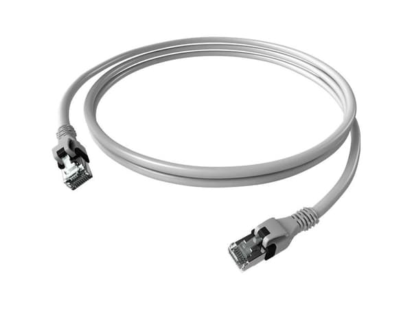 EasyLan CPP1OAAAAA0005, 0,5 m, Cat6a, S/FTP (S-STP), RJ-45, RJ-45, Grå