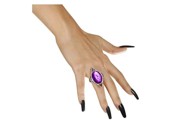 Gotisk ring med sten