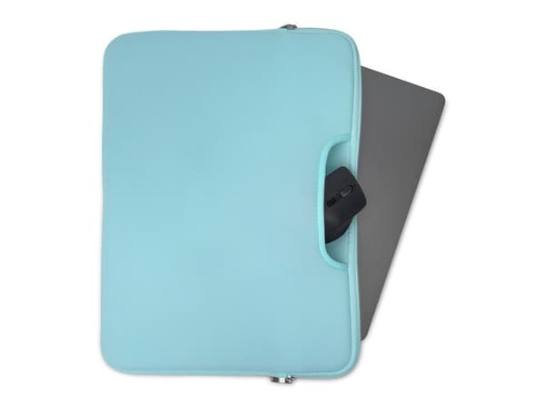 Universal case laptop bag 15.6'' tablet computer organizer light blue